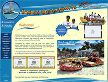 Tablet Screenshot of delphiwatersports.com